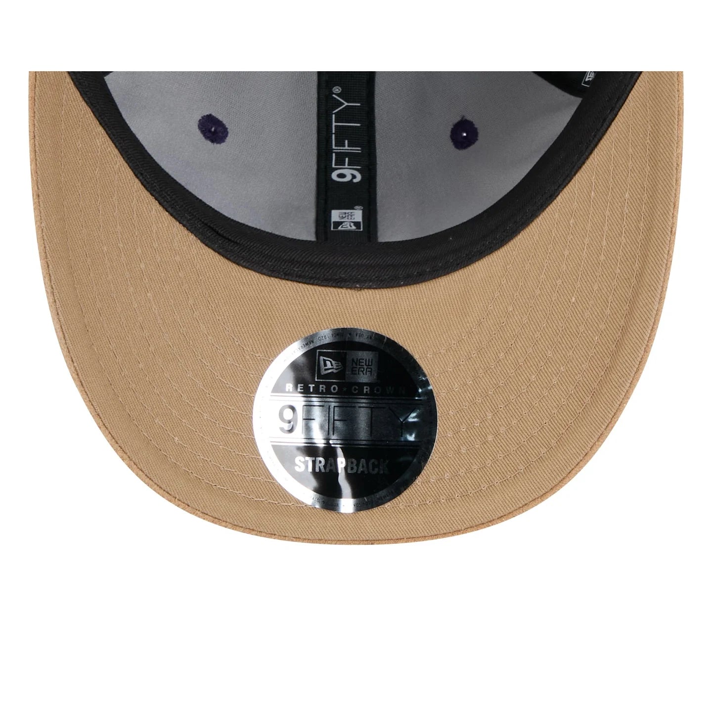 Fremantle Dockers Hat - AFL 2025 Retro Contrast Suede 9Fifity Strapback Cap - New Era